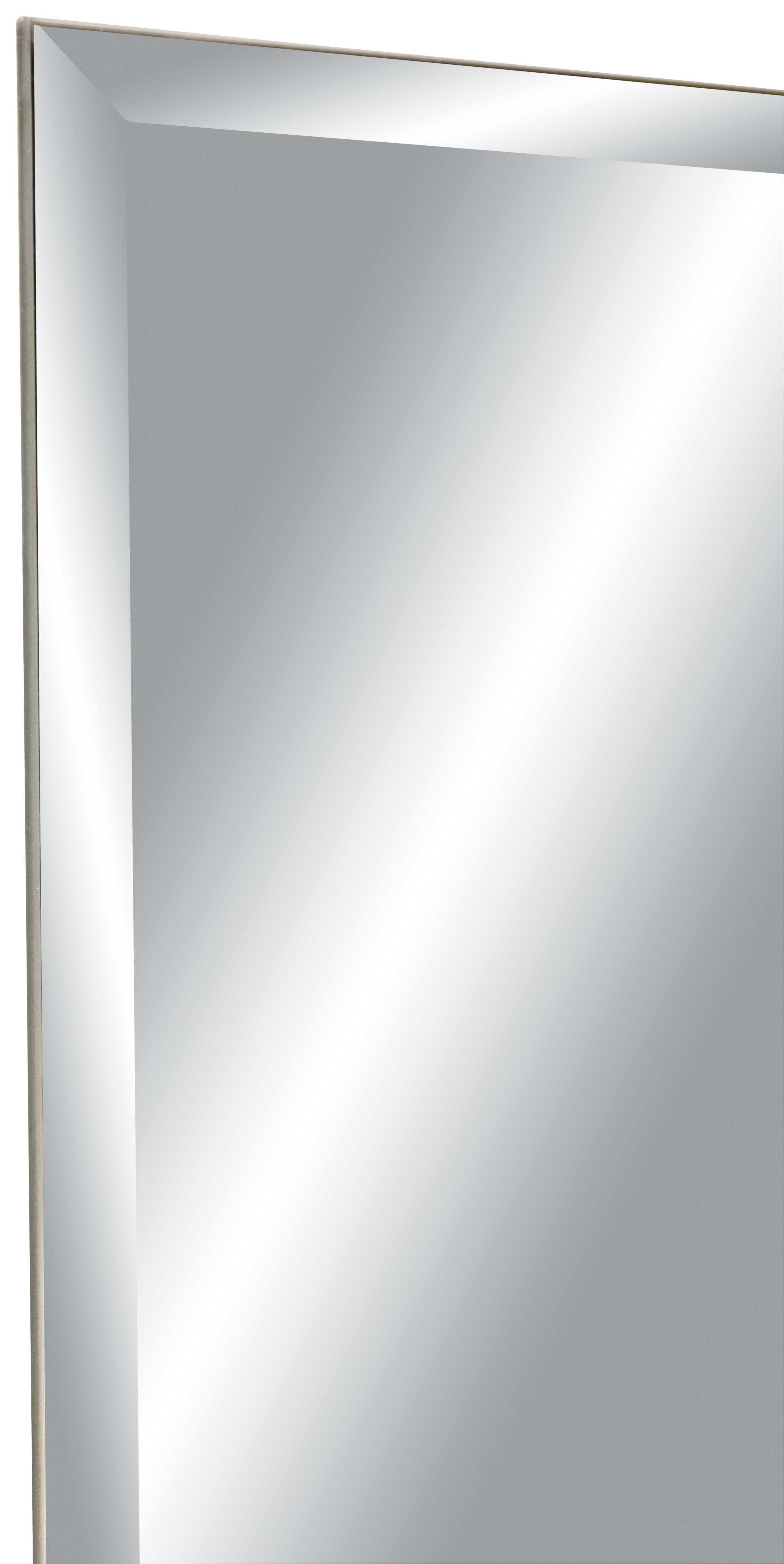 Fazettázott Fali Tükör 60x160 Messina - Ezüst, Üveg (60/160cm) - Modern Living