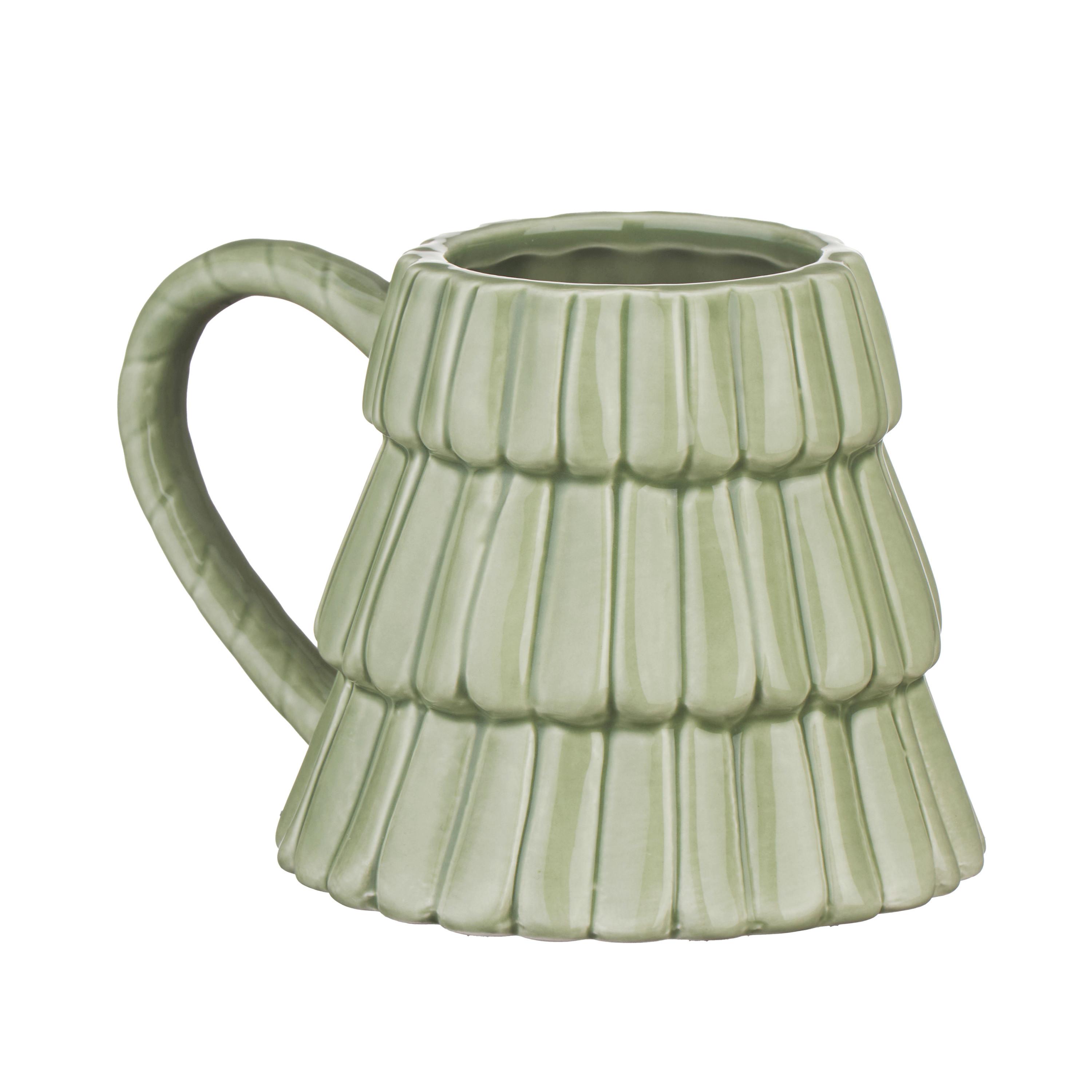 Tasse Linus Grün - Grün, Keramik (14,9/9,8/11,2cm) - Mömax