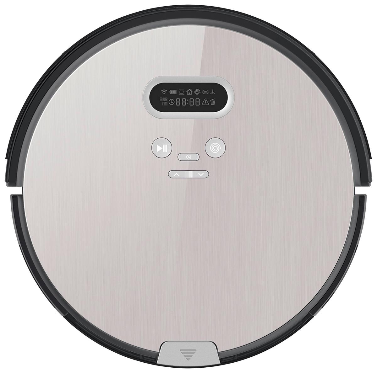 ROBOT ODKURZAJĄCY STAUBSAUGER ROBOTER RVC 8000 - kolor srebrny/czarny, Konventionell, tworzywo sztuczne/metal (33cm) - Atrigo