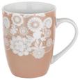 Kaffeebecher Lacey Rosa - Rosa, ROMANTIK / LANDHAUS, Keramik (8,5/10,3cm) - Mömax modern living
