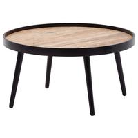 Klubska Miza Wohnling - črna, Moderno, leseni material/les (76/76/40cm) - MID.YOU