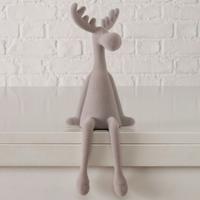 Dekorenntier Timor Silberfarben - Silberfarben, Basics, Kunststoff (11/33/11,5cm) - Mömax