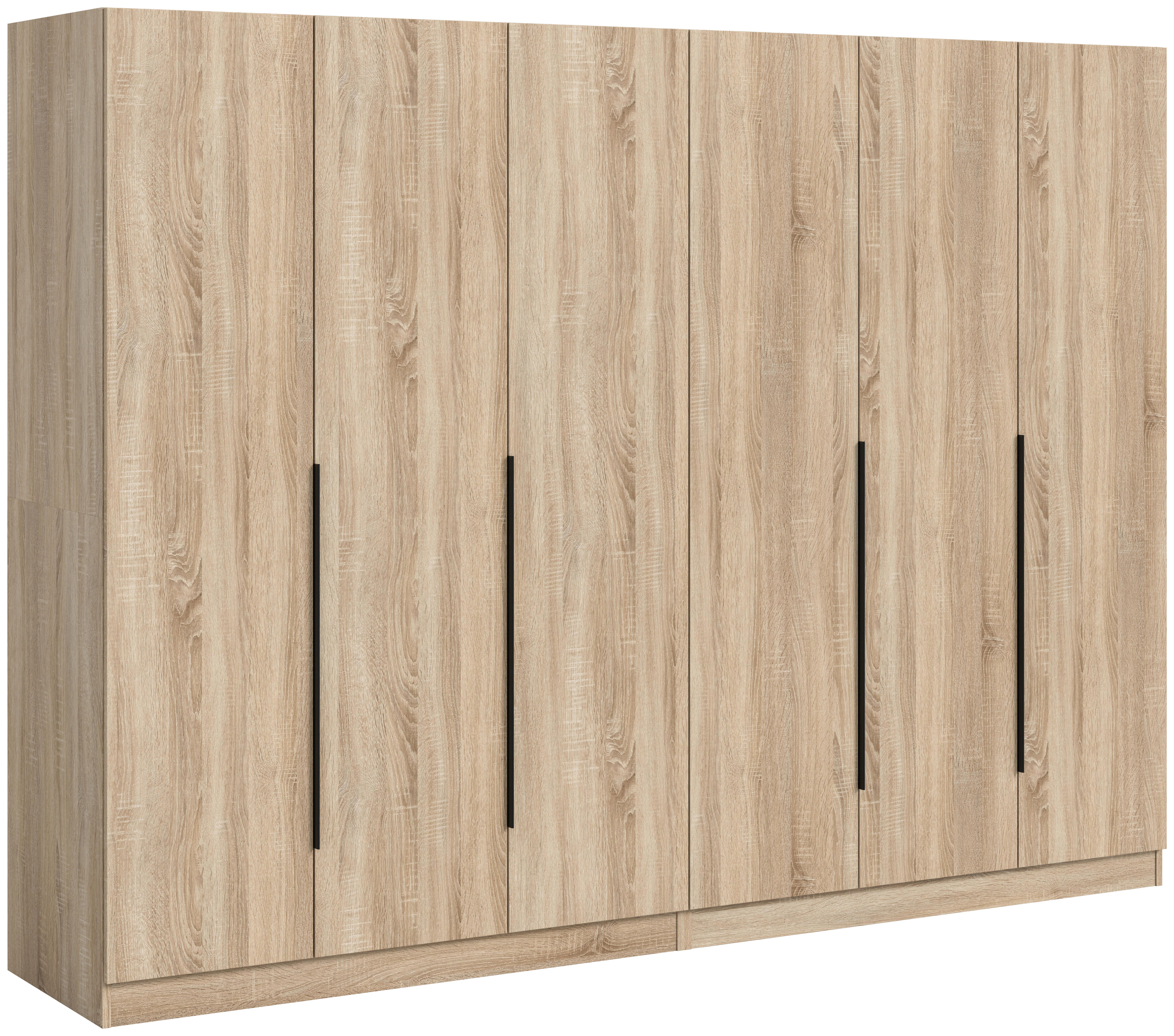 Drehtürenschrank KOPENHAGEN ca.240x181x52cm Sonoma Eiche - Sonoma Eiche, MODERN, Holzwerkstoff (240/181/52cm) - MID.YOU