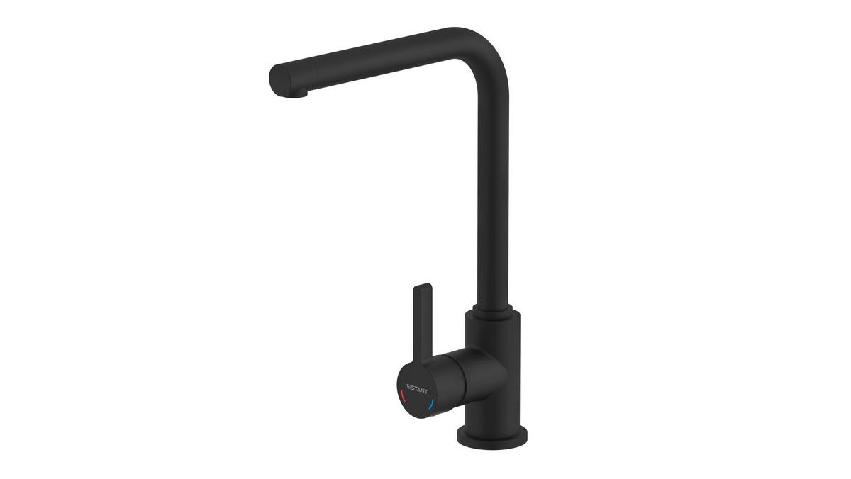 Küchenarmatur Sistant Dublin  in Schwarz - Schwarz, Basics, Metall (33,5cm) - Sistant