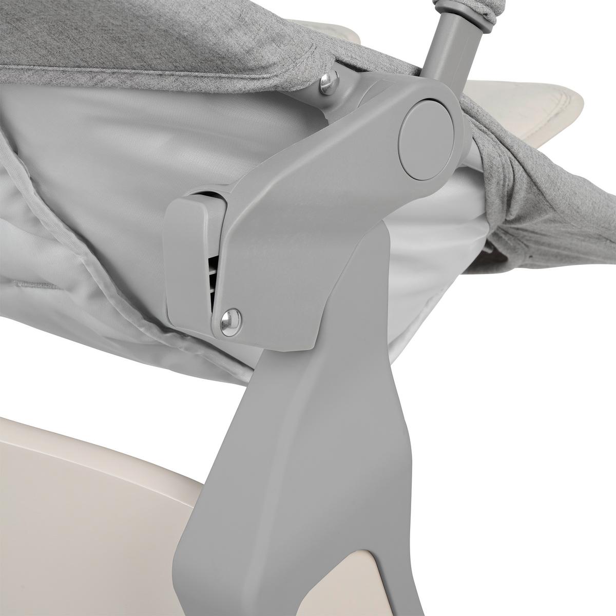 BUJAK LUNCH - szary, Basics, tworzywo sztuczne/metal (66/45/48-58cm) - My Baby Lou