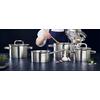 SET DE CASSEROLES SILVER LINE - clair/couleur inox, KONVENTIONELL, verre/métal - Gourmesto