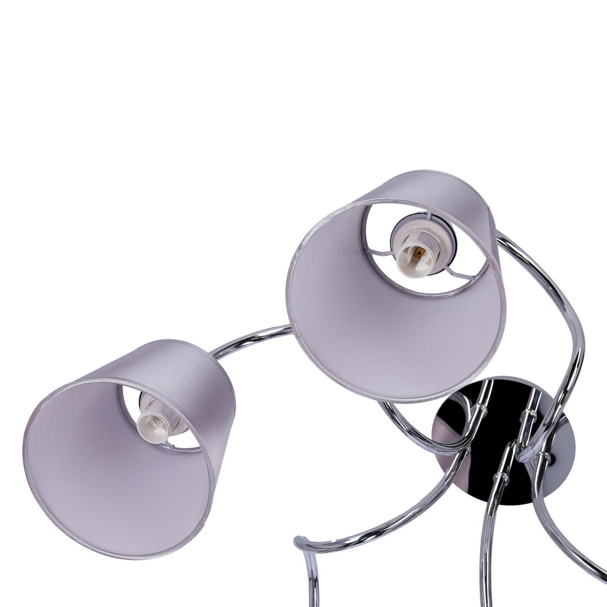 Stropna Svjetiljka Luk - boje kroma, Konvencionalno, metal/plastika (70/70/36cm)