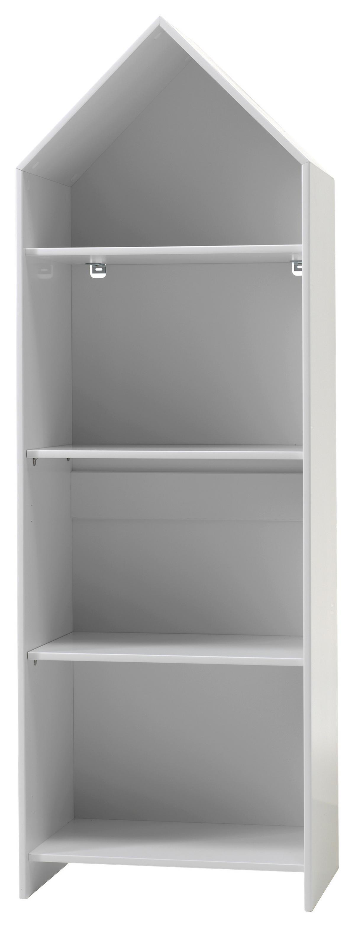 Kinderregal Casami Weiß - Weiß, Basics, Holzwerkstoff (57,6/171,3/37cm) - Vipack