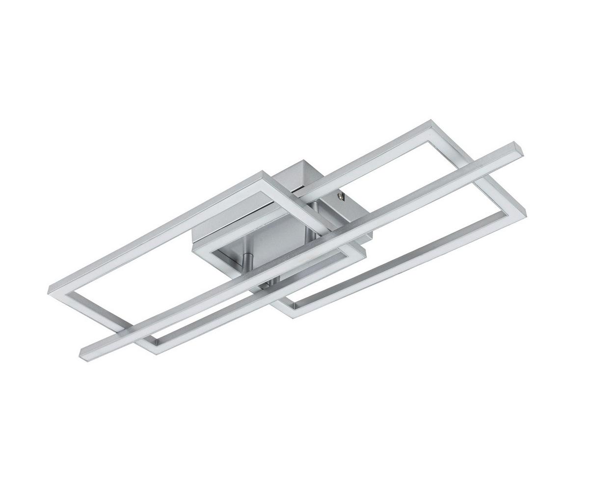 Led Svjetiljka Stropna Bioli - srebrne boje/boje kroma, Moderno, metal/plastika (63/24,5/7,7cm) - Mömax