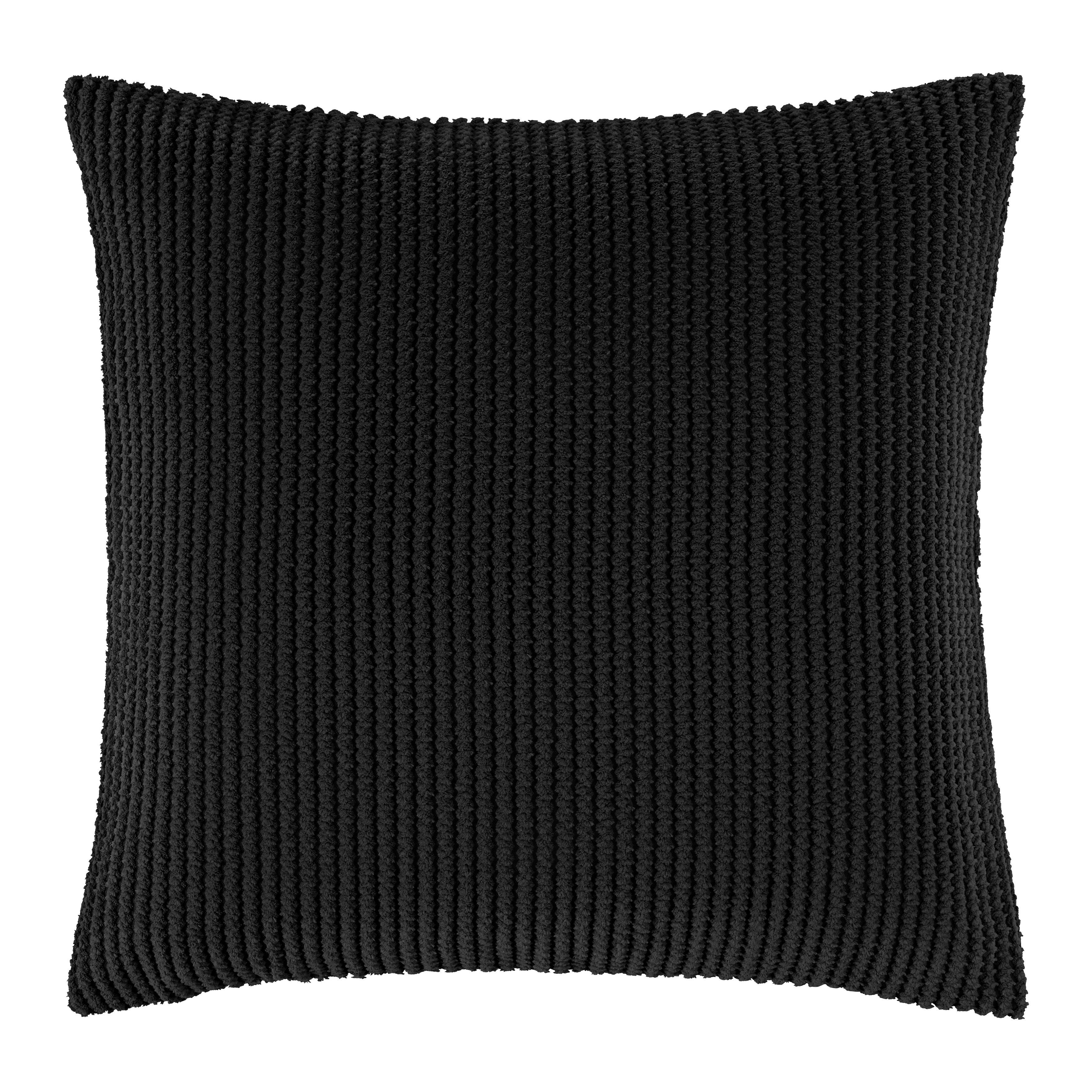 Prevleka Za Blazino Maxima, Črna, Ca. 40/40 Cm - črna, Konvencionalno, tekstil (40/40cm) - Mömax