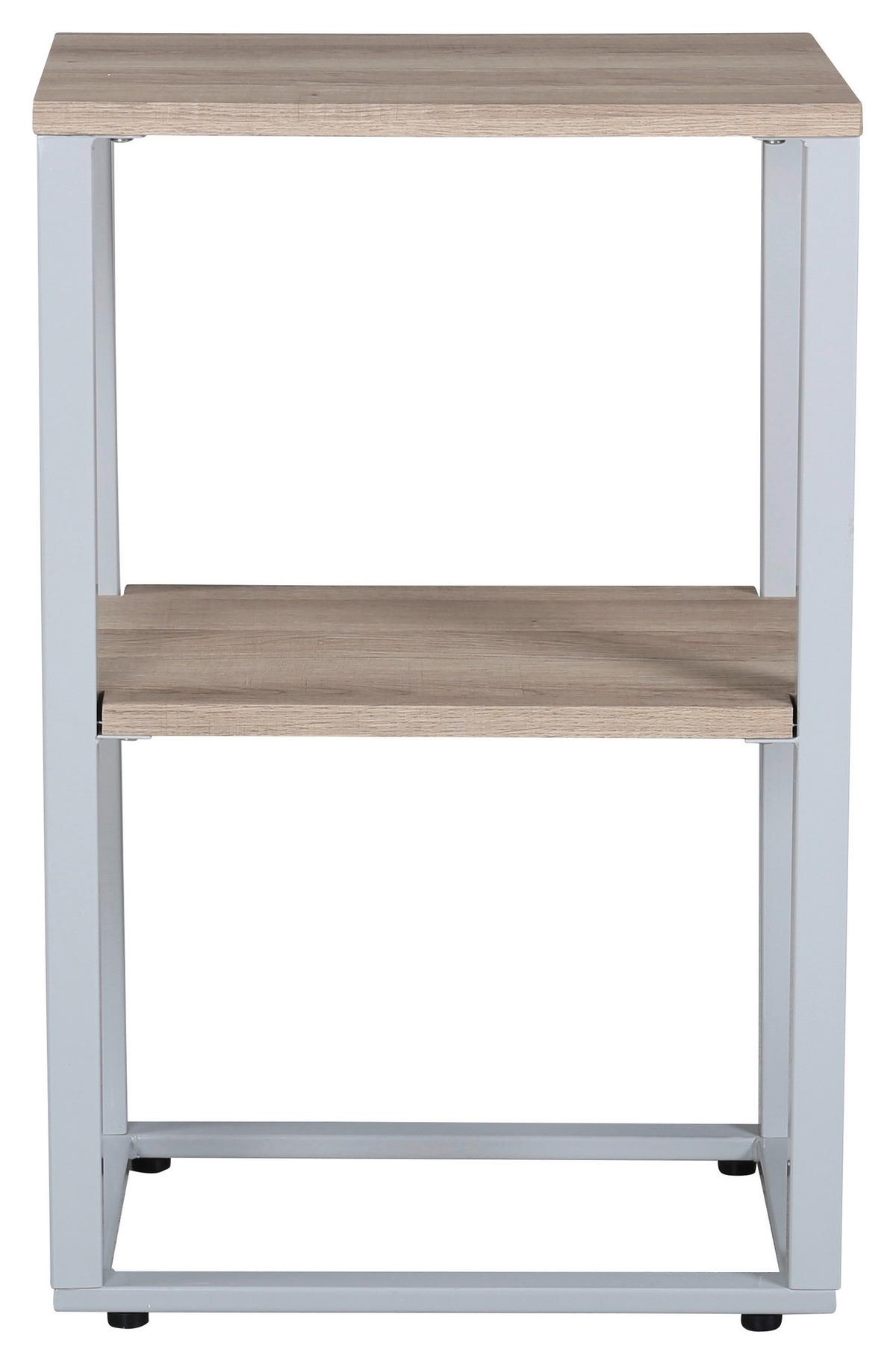 NACHTTISCH RISE - Grau, Design, Holz/Metall (30/70/45cm) - Livetastic