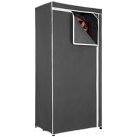 SZAFA MATERIAŁOWA PROMO - szary, Basics, tworzywo sztuczne/metal (75/160/50cm) - Carryhome