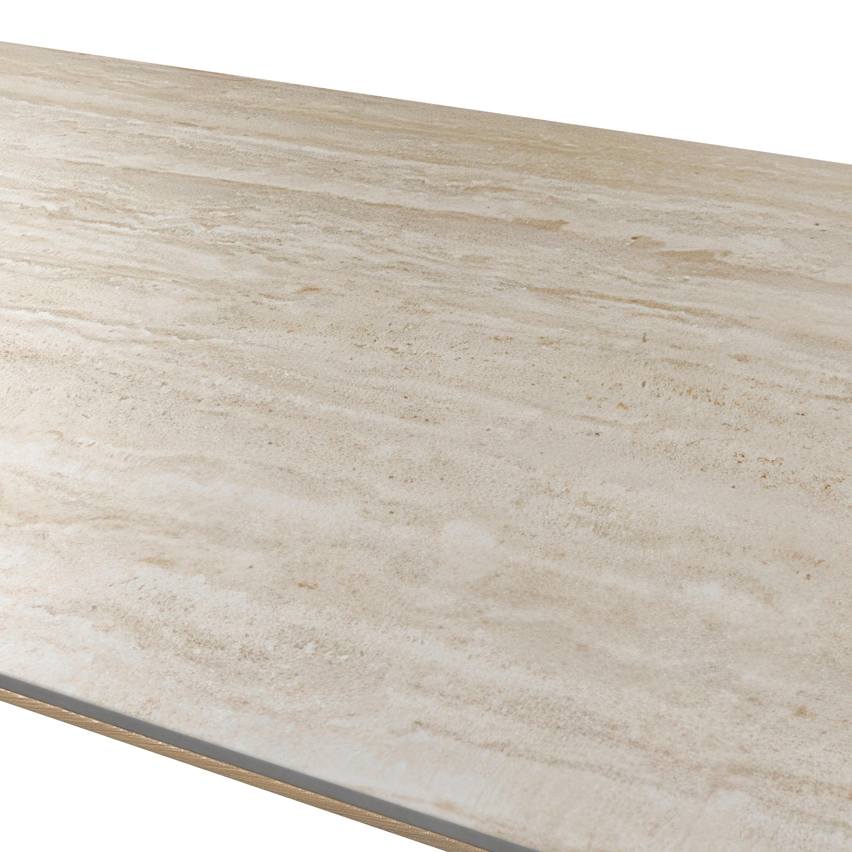 MATBORD KIANO - cremefärgad/naturfärgad, Modern, trämaterial/trä (220/105/76cm) - Bessagi Home