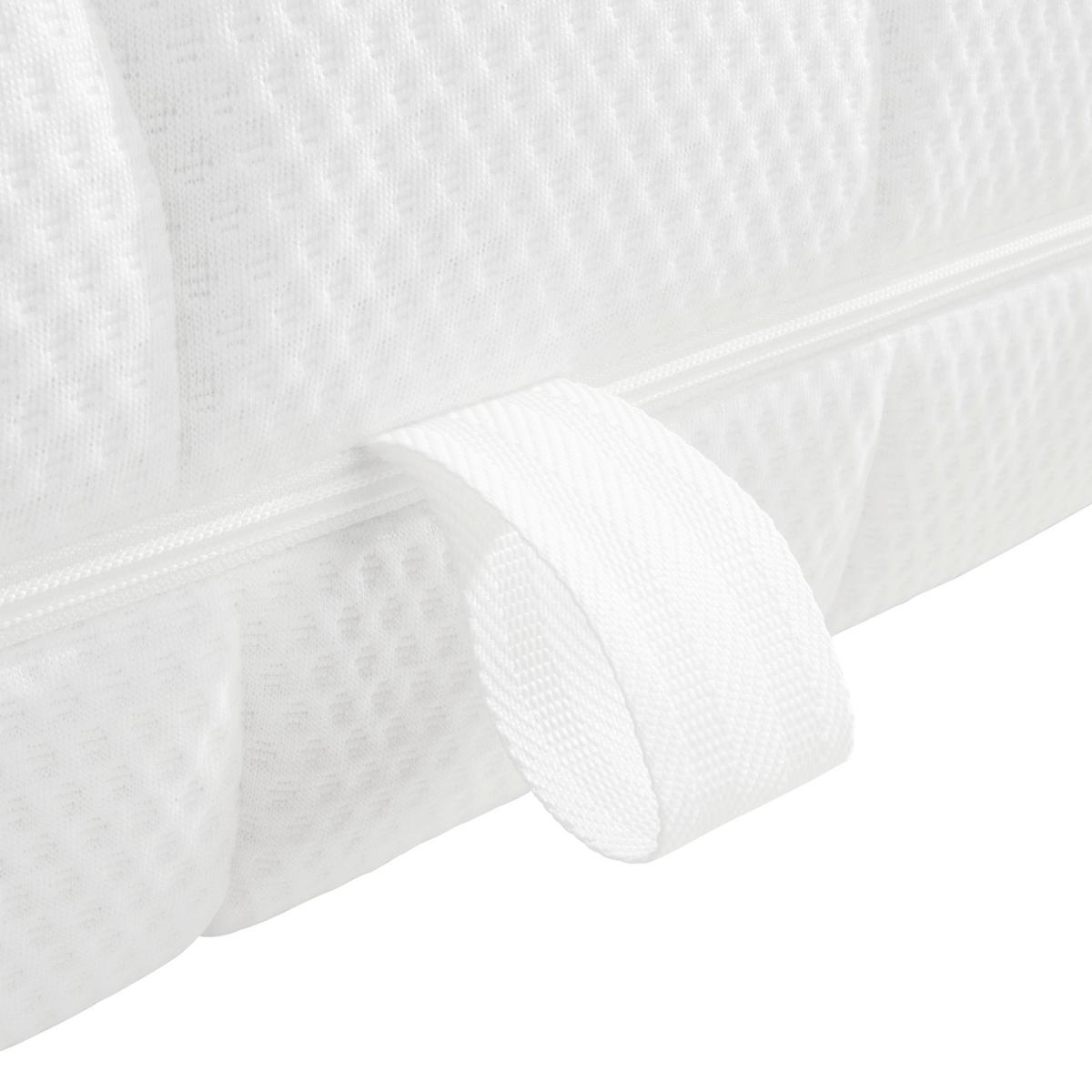 Matratze Nobi H3 ca. 90x200cm - Weiß, Textil (90/200cm) - Nadana