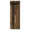 Garderobenpaneel Jakob ca.48x140x28cm Eiche Dekor - Alteiche/Schwarz, LIFESTYLE, Holzwerkstoff (48/140/28cm) - MID.YOU