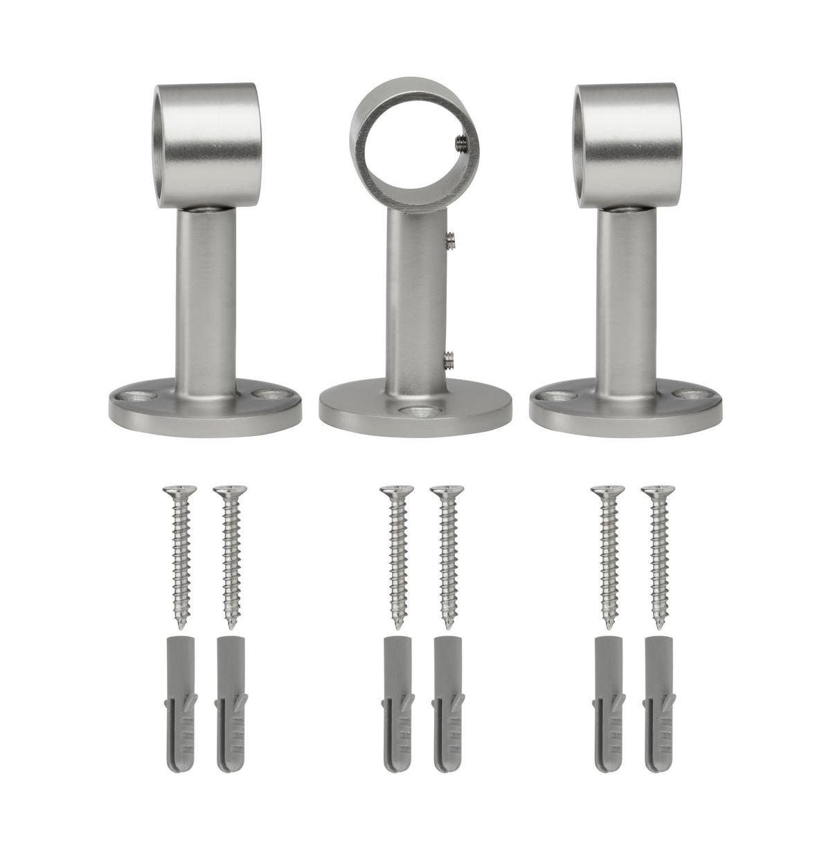 Set Karniše Zidne/stropne -Jub- - boje oplemenjenog čelika, metal (120-210cm) - Premium Living