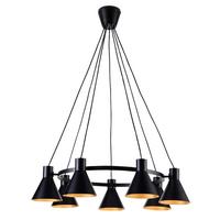 Viseća Svjetiljka More - zlatne boje/crna, Design, metal (78/78/100cm)