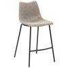 Barhocker My Solo ca. 49x100 cm Hellgrau - Hellgrau/Schwarz, KONVENTIONELL, Textil/Metall (49/99,5/55cm) - MID.YOU