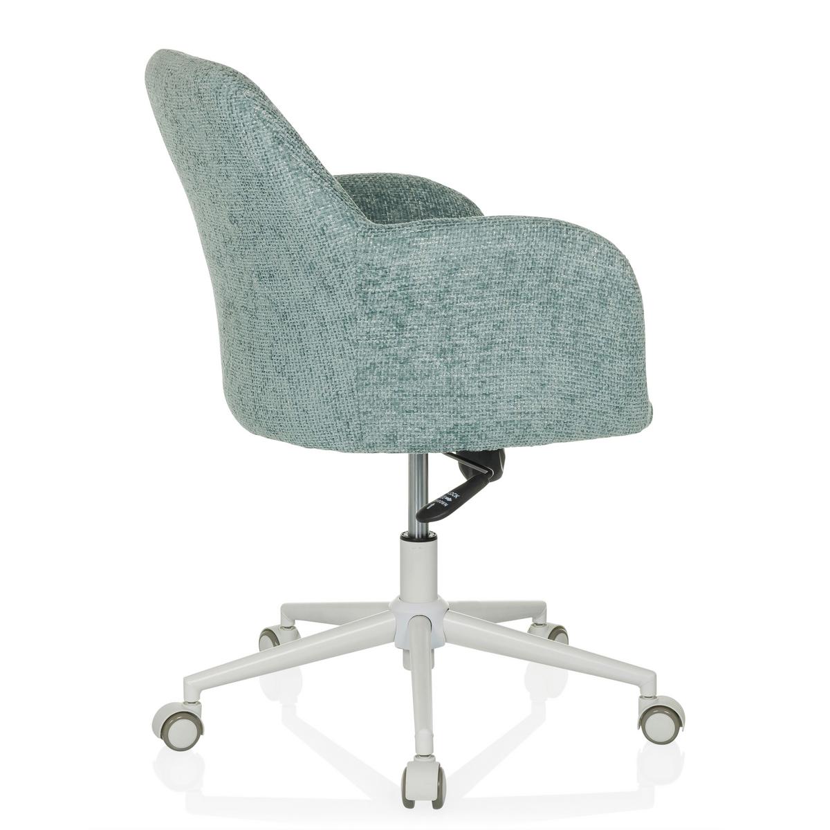 Vrtljivi Stol Solao Home, Metino Siva - metino siva/bela, Moderno, kovina/tekstil (58/78/60cm) - MID.YOU