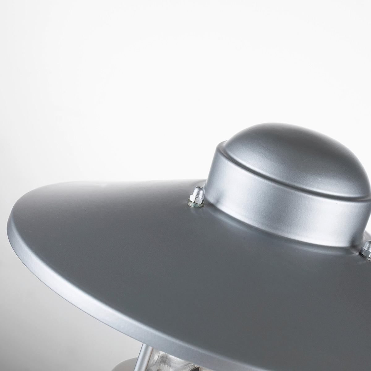 Talpas Lámpa Klampenborg-Ped-Sil - ezüstszínű, Konventionell, üveg/fém (27.5/31.8cm) - Elstead Lighting