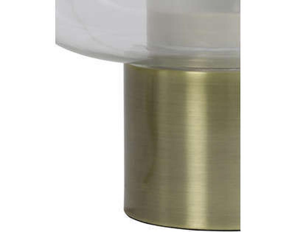 LAMPA STOŁOWA 1842918 - kolor brązu/przejrzysty, Trend, metal/szkło (29,5/33,5cm) - Light & Living