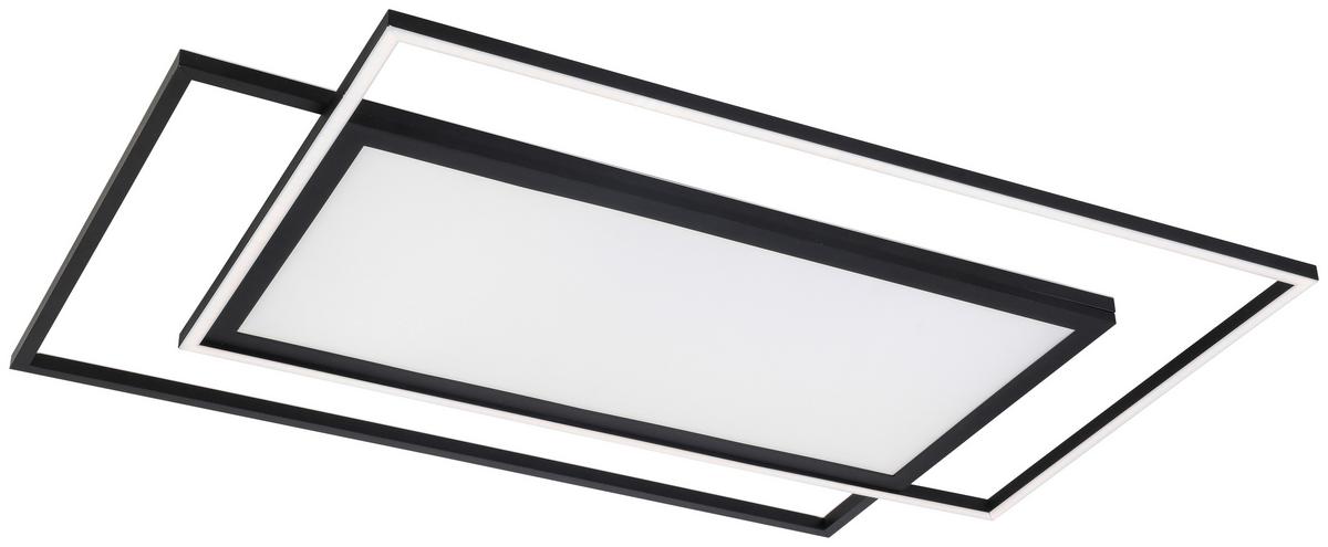 PANEL LED CONNY - czarny, Trend, tworzywo sztuczne/metal (80,8/52,8/6cm) - Novel