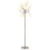 LEDSTAANDE LAMP CALVIN - Nikkelkleuren/Opaal, Basics, Glas/Metaal (62/200cm)