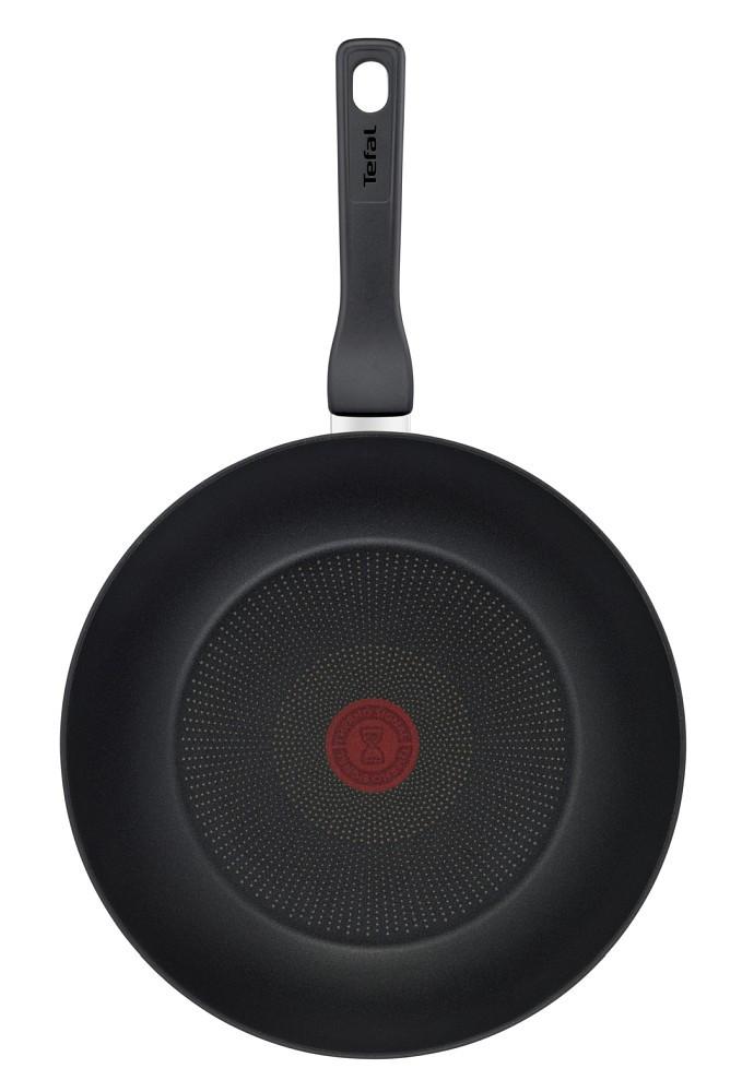 PATELNIA WOK G28919 TEFAL - czarny, Basics, metal (28cm) - Tefal