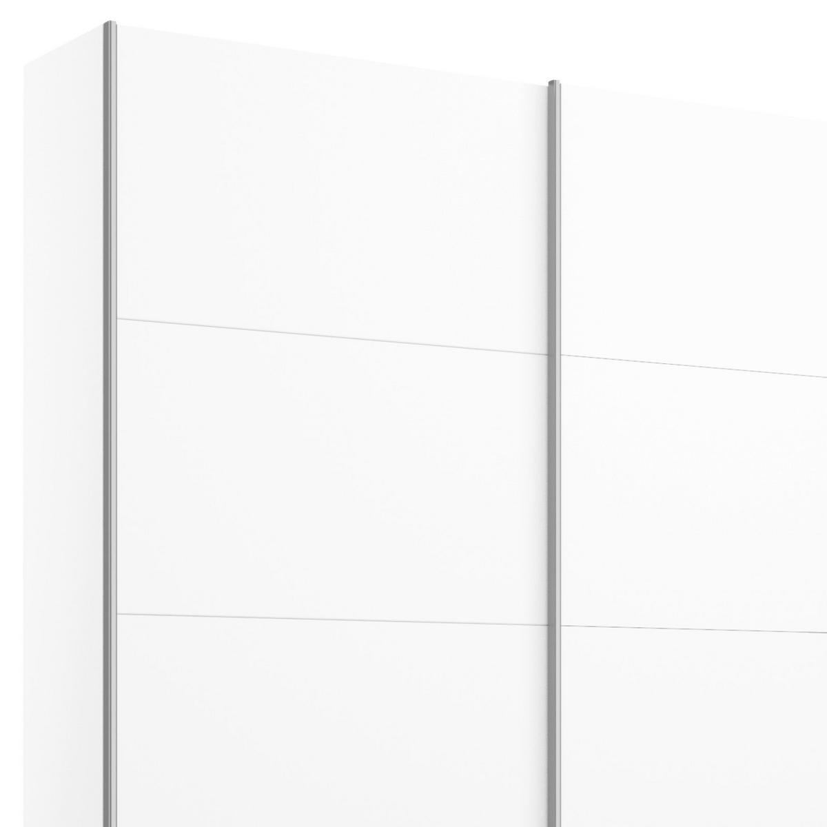 Ormar S Kliznim Vratima Belluno - bijela/boje aluminija, Moderno, drvni materijal/metal (271/210/62cm) - Modern Living