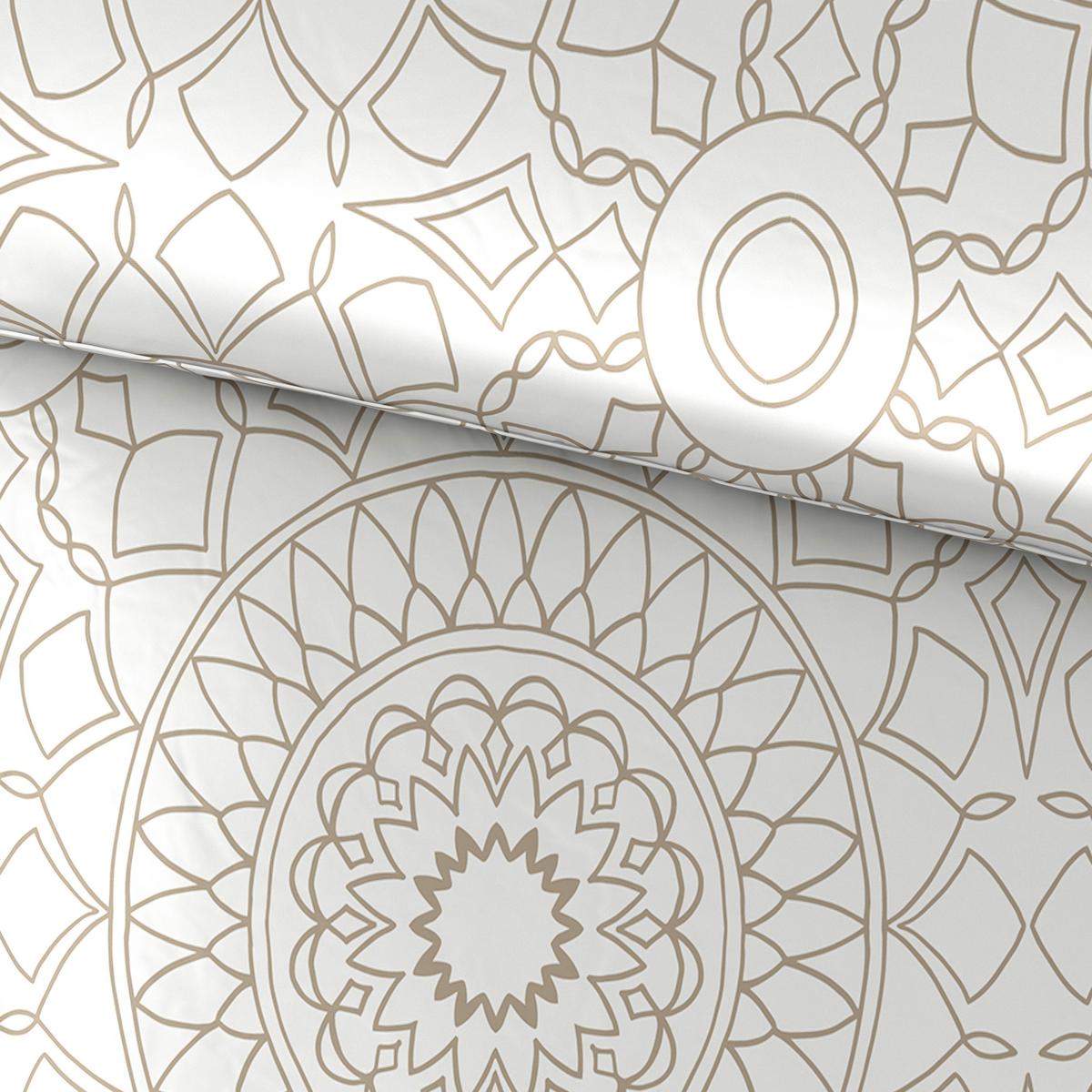 Bettwäsche Elisa in Beige ca. 135x200cm - Beige, MODERN, Textil (135/200cm) - Premium Living