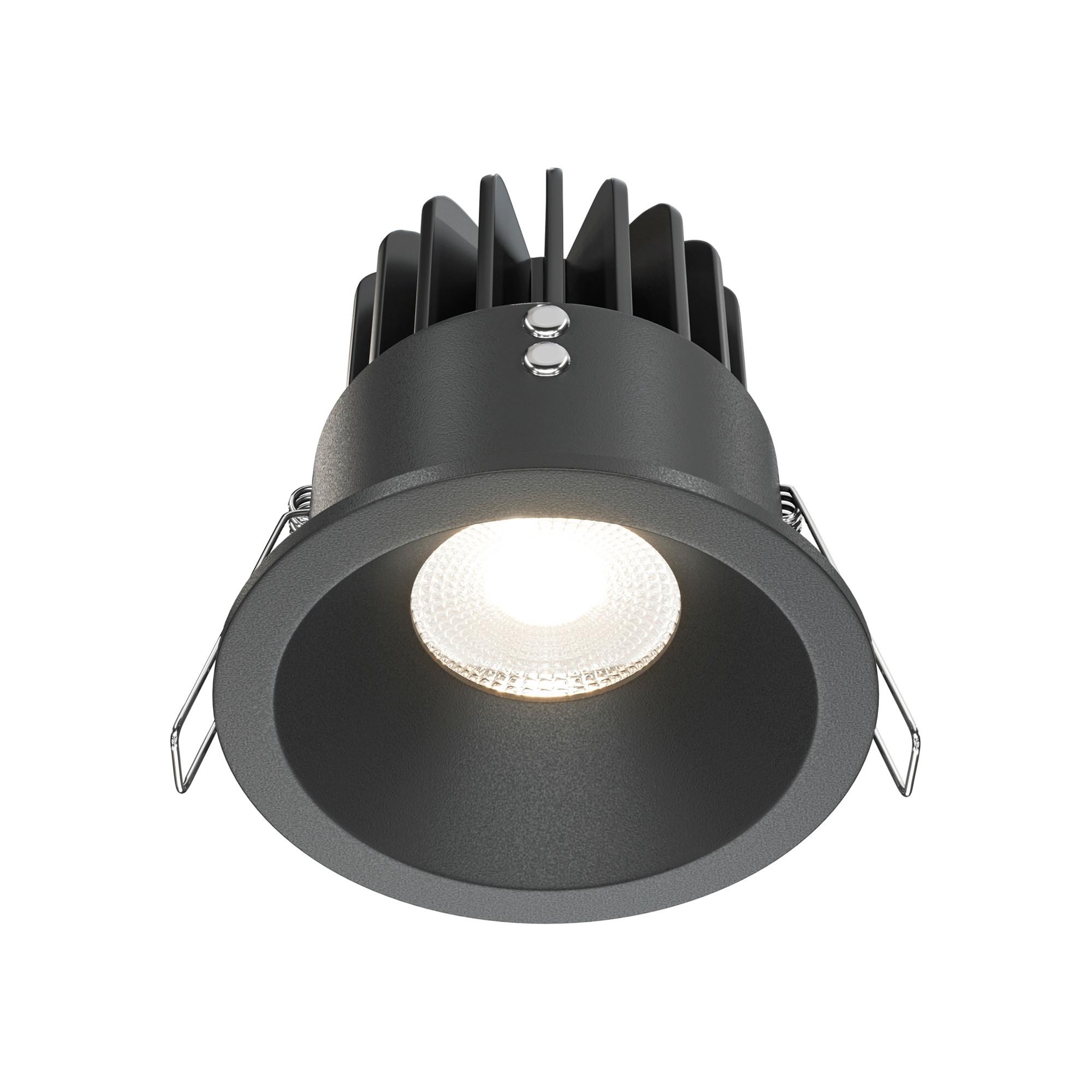 LED-Spot Zoom Schwarz max. 12 Watt - Schwarz, Trend, Metall (8,5/8,5cm) - MAYTONI