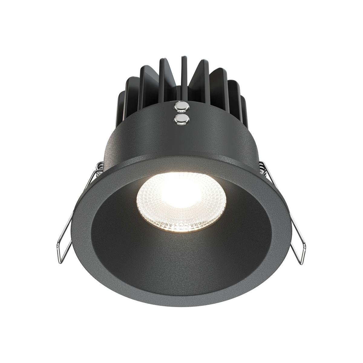 LED-Spot Zoom Schwarz max. 12 Watt - Schwarz, Trend, Metall (8,5/8,5cm) - MAYTONI