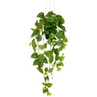 Kunstpflanze Philodendronhänger II Grün - Schwarz/Grün, LIFESTYLE, Kunststoff (75cm) - Mömax