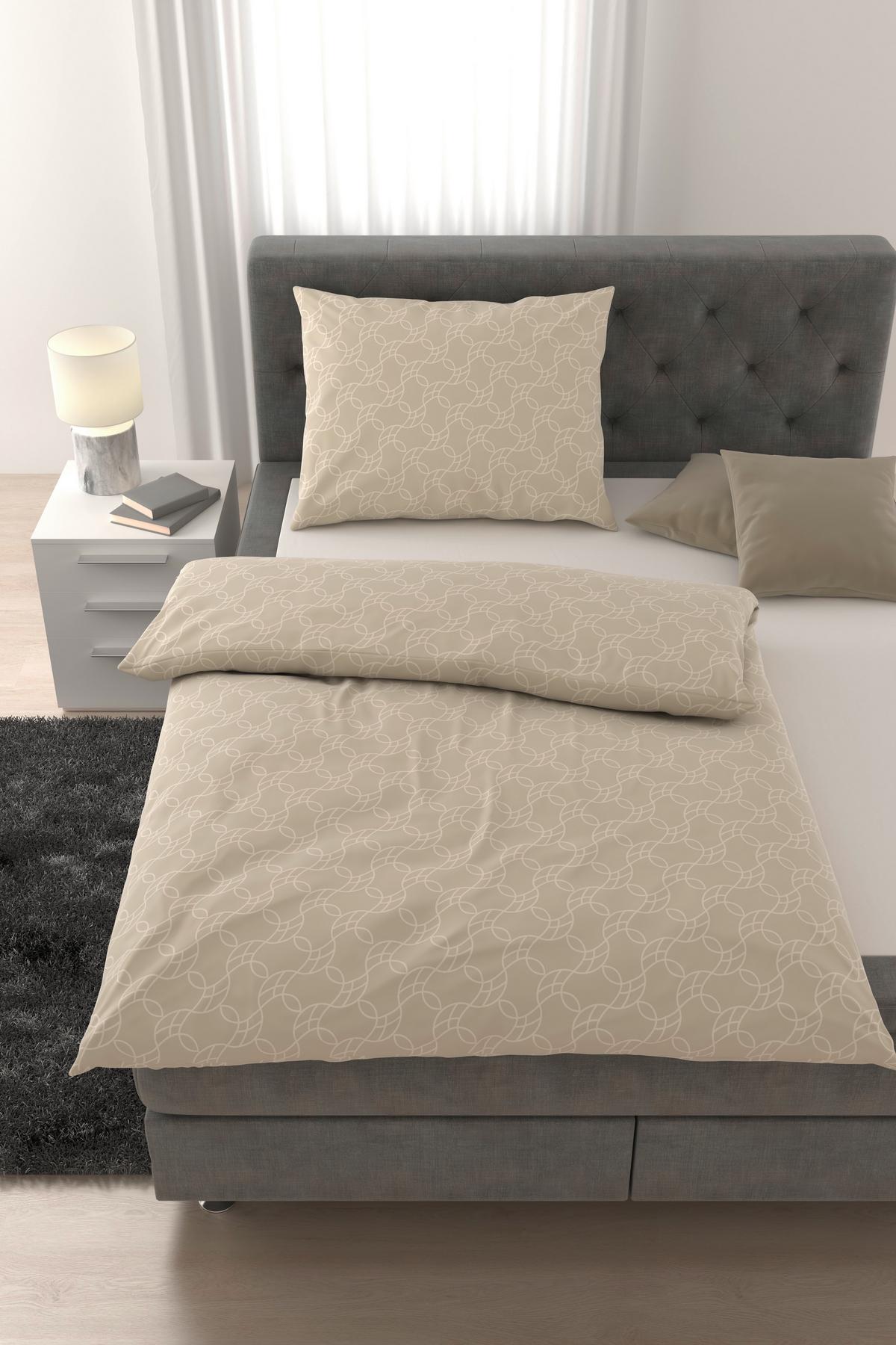 Posteljnina Arc - naravne barve, Romantika, tekstil (140/200cm) - Mömax