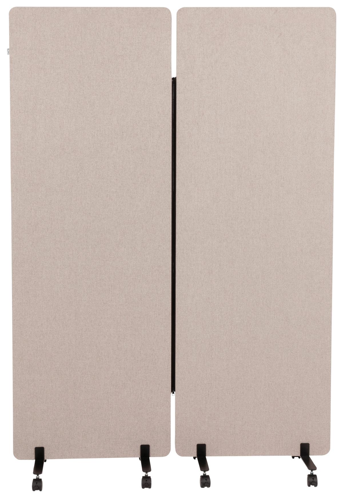 Pregradna Stena Flexmiut, Taupe - rjavosiva, Basics, kovina/umetna masa (60/177/35cm) - MID.YOU