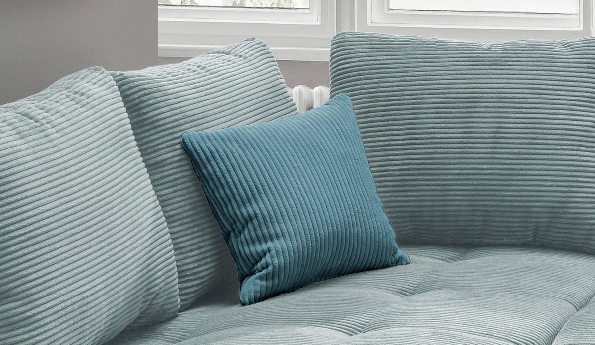 Colțar ALVITO - albastru deschis/petrol, Design, textil (202/298cm) - MID.YOU