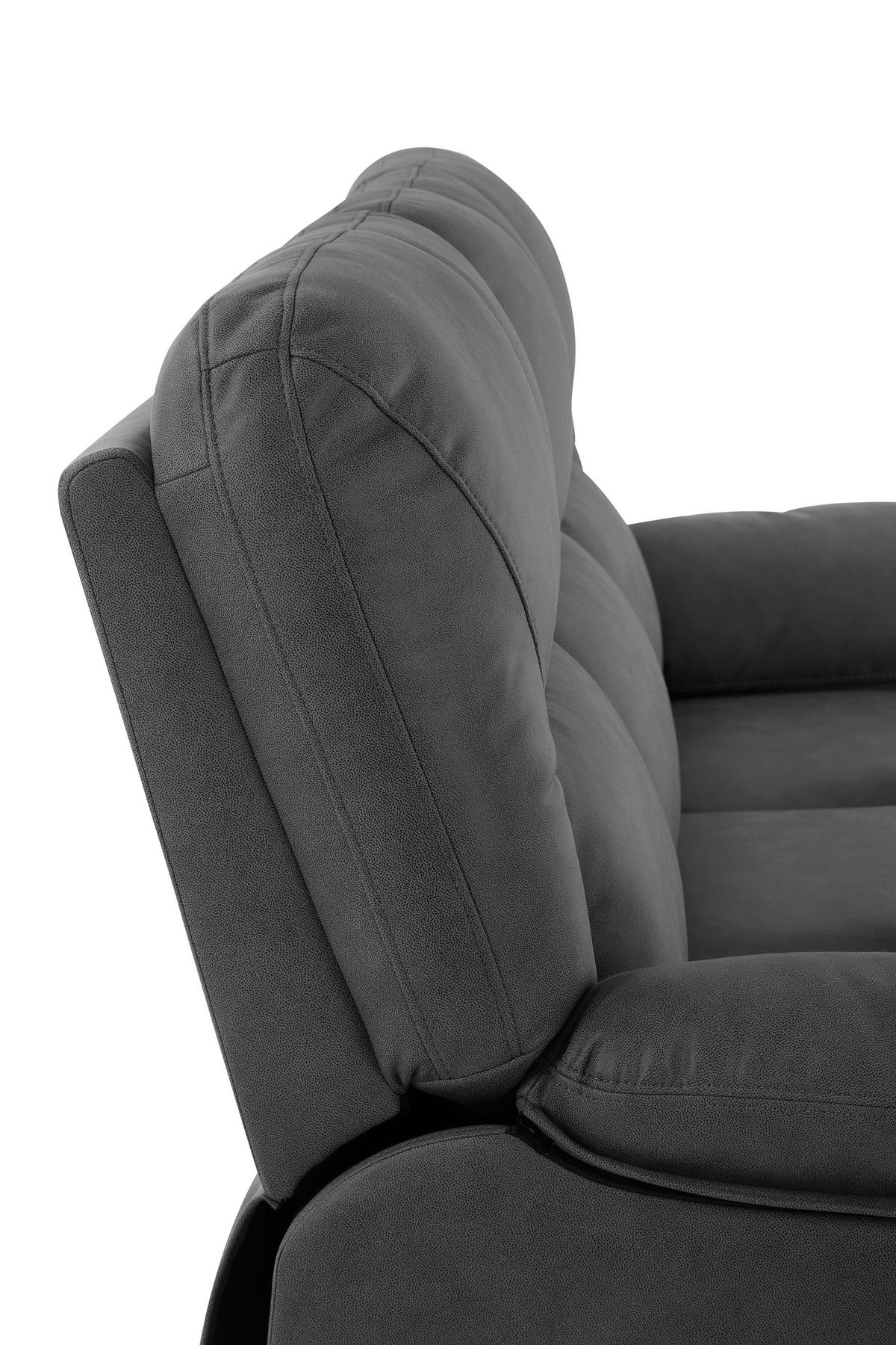 Zofa Clara, Siva - siva/črna, Basics, kovina/tekstil (200/99,5/94cm) - Livetastic