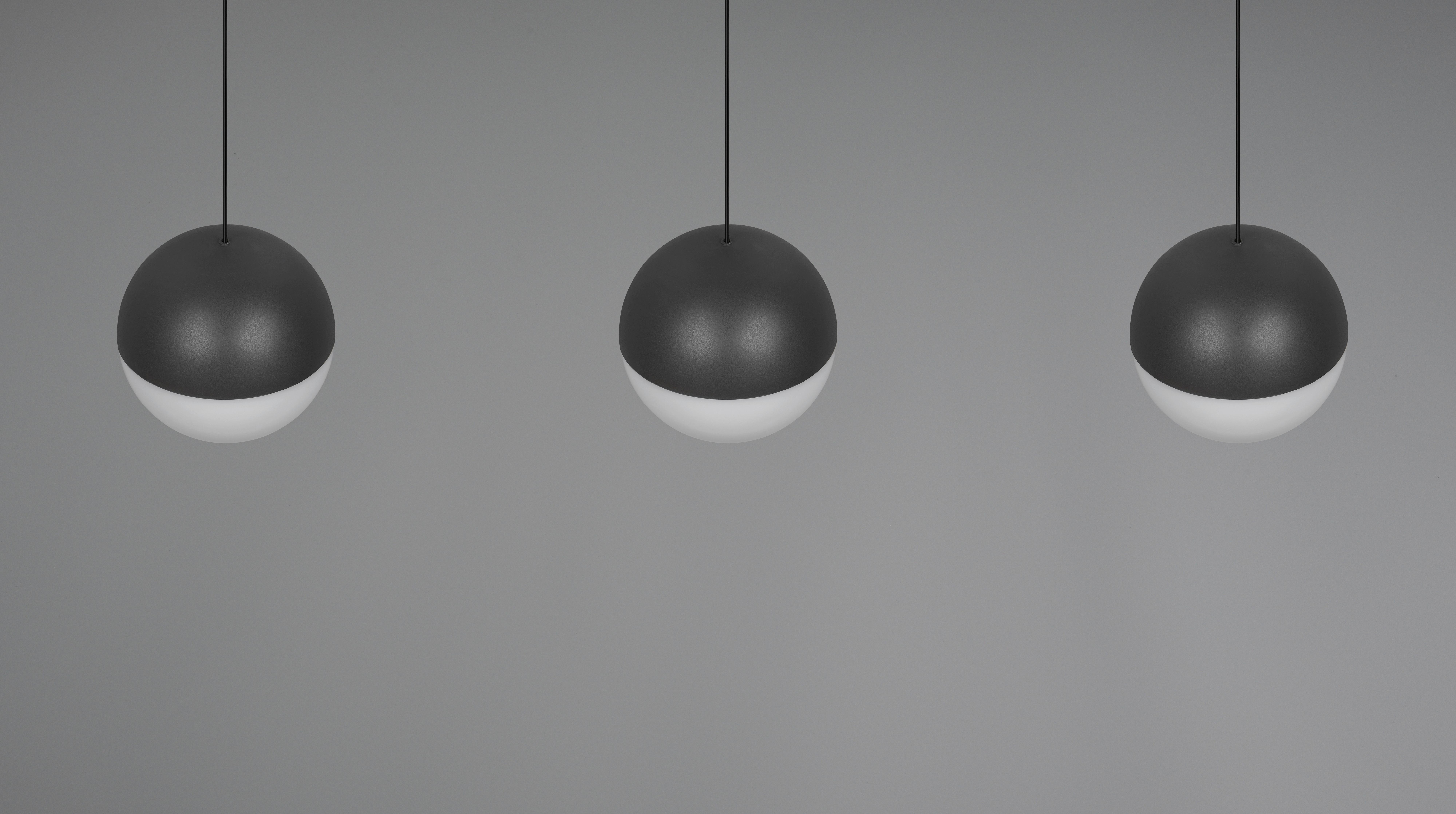 LED-HÄNGLAMPA SESTINE - svart, Modern, metall/plast (60/9/150cm) - Mömax
