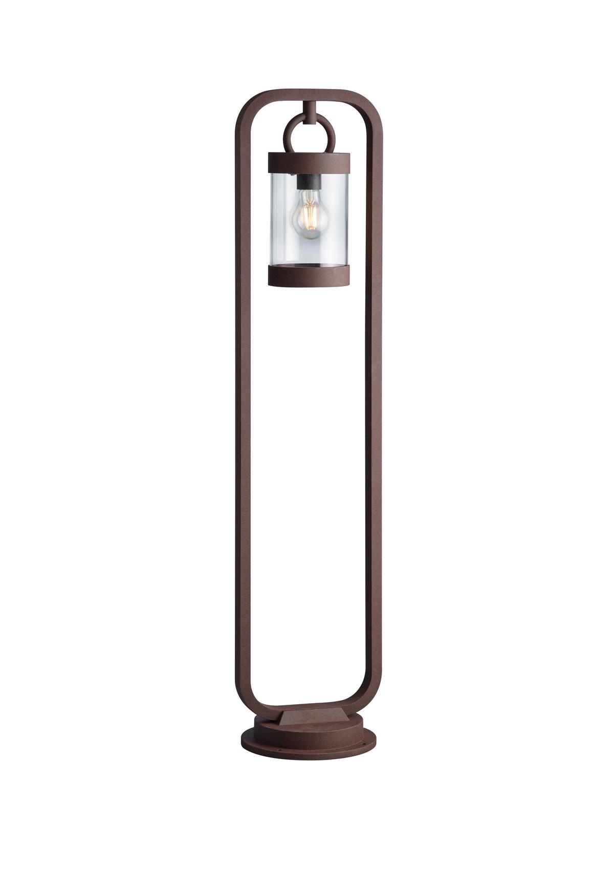 Wegleuchte Sambesi in Rostfarben max. 28 Watt - Rostfarben, Basics, Metall (23/21/100cm) - Trio Leuchten