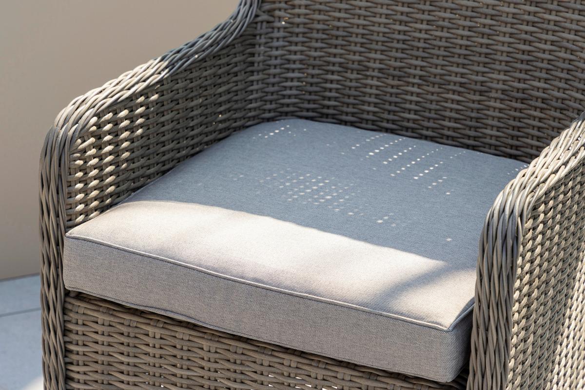 GARTENSTUHL-SET WEMBLEY - Braun, KONVENTIONELL, Kunststoff/Textil (62/94/66cm) - Gardenson