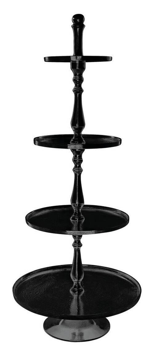 ETAŻERKA 10038248 - czarny, Design, metal (27/50/27cm)