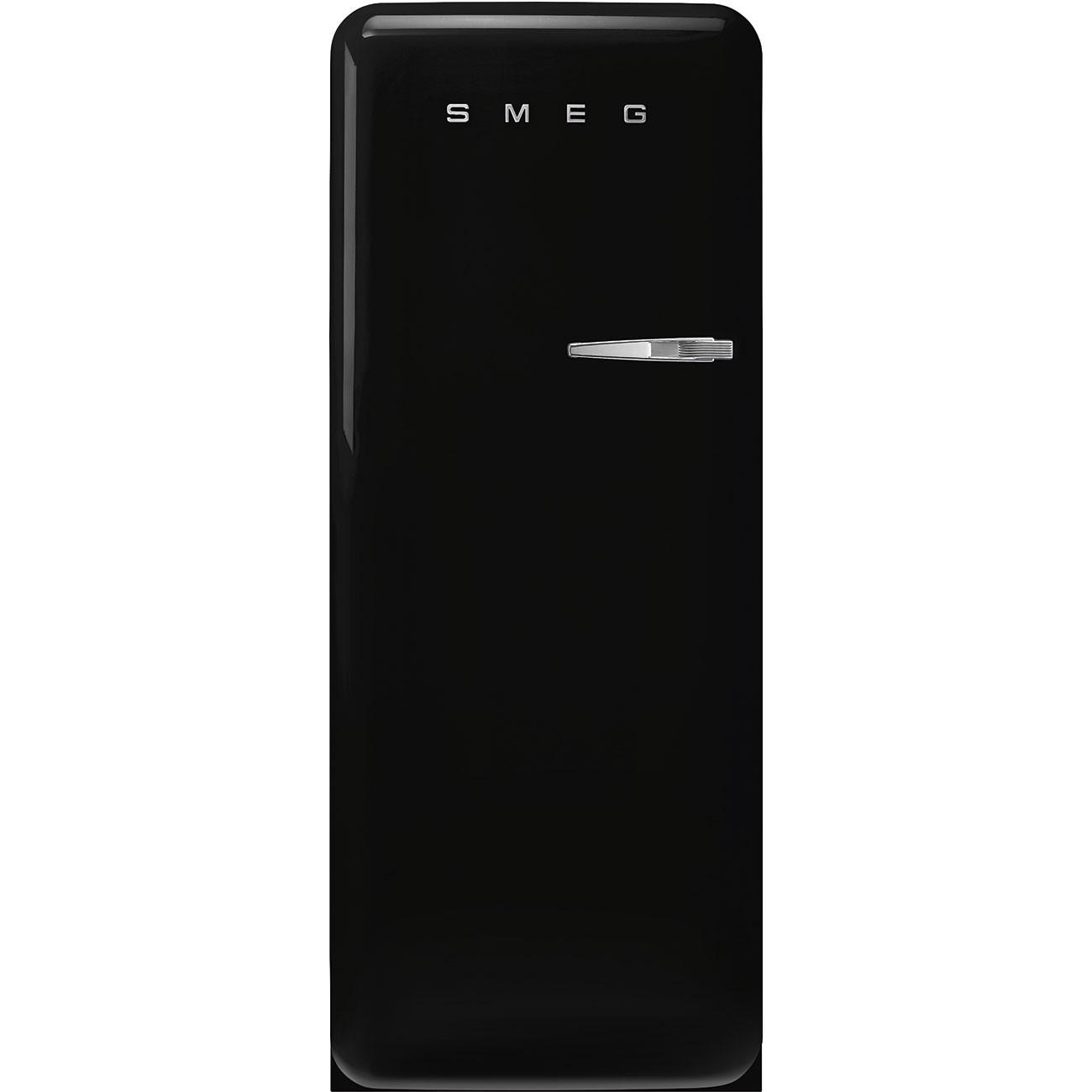 Kühlschrank FAB28LBL5 in Schwarz - Schwarz, MODERN, Glas/Metall (60/153/72,8cm) - SMEG