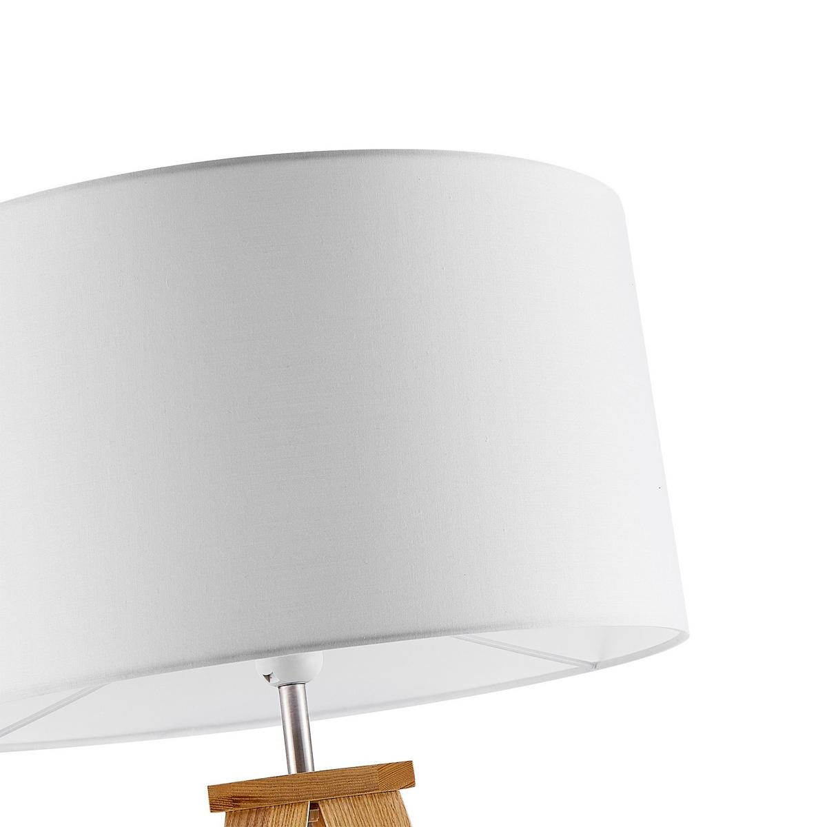 LAMPA STOJĄCA COLCHESTER *SBN* - kolor naturalny/biały, Konventionell, metal/tkanina (45/148cm) - Novel