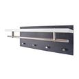 Stenski Obešalnik Pablo 3 Granit - bela/antracit, Moderno, kovina/leseni material (75/30/26cm) - Mömax modern living Stenski Obešalnik Pablo 3 Granit - bela/antracit, Moderno, kovina/leseni material (75/30/26cm) - Mömax modern living