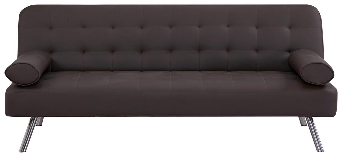 Canapea extensibila TOLEDO - maro, Modern, lemn/textil (190/78/92cm) - Mömax