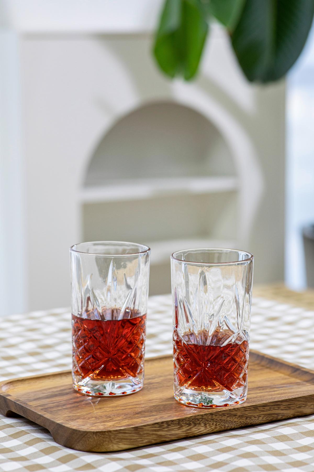 Set Kozarcev Longdrink, 6 Kos - prosojno, Basics, steklo (7.7/13.8cm) - Echtwerk