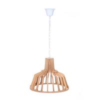 Hängeleuchte Hängelampe Lucerna 280 - Naturfarben, Trend, Holzwerkstoff (41/39/41cm) - Kayoom