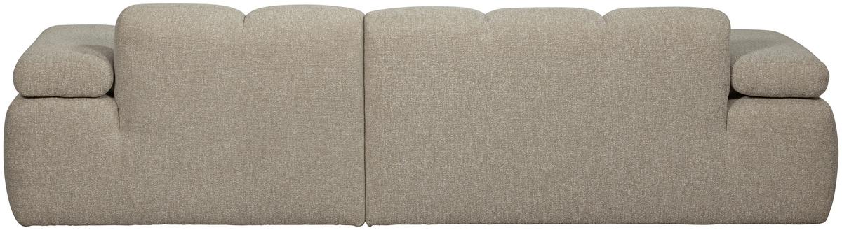 Ecksofa Mojo Beige S: 284x160 cm - Beige/Schwarz, Design, Kunststoff/Textil (284/160cm) - Livetastic