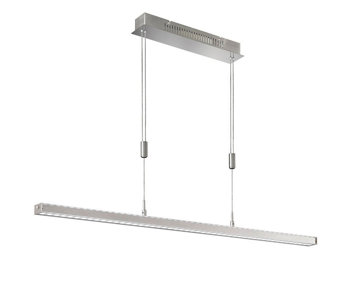 LAMPA WISZĄCA LED 60059 VITAN - kolor niklowy, Lifestyle, metal/szkło (115/7/90-150cm) - Fischer & Honsel
