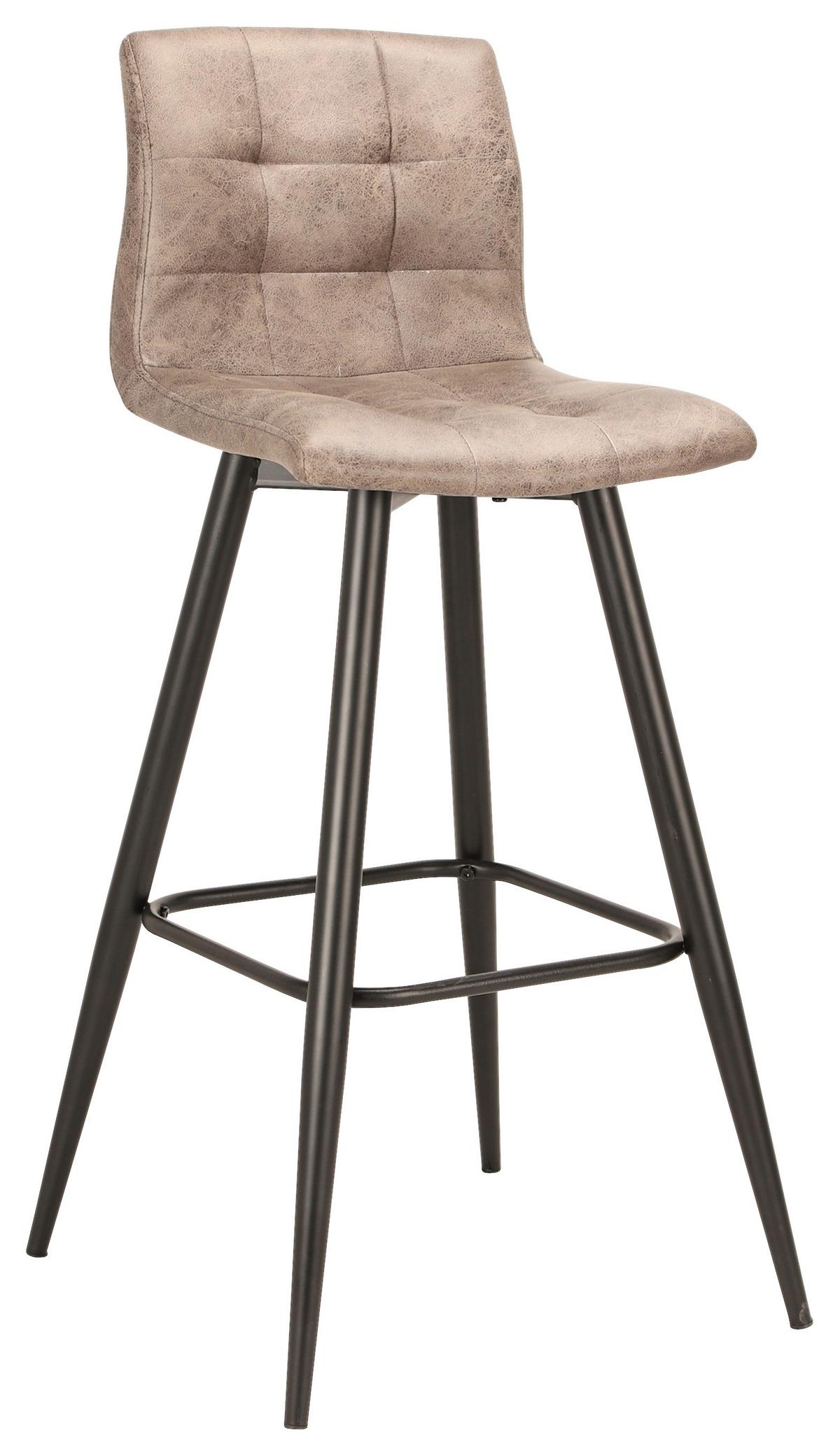 TISCHGRUPPE TG NELE-SIMONE - Alteiche/Schwarz, MODERN, Holzwerkstoff/Textil (80/104/60cm) - MID.YOU